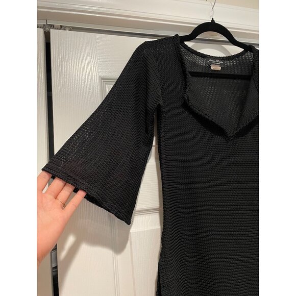 Vtg Jordan Taylor Womens Open Knit Sweater‎ Size S Y2K Whimsigoth Sheer Witchy - Picture 5 of 14